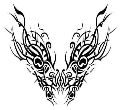 Tribal Mask Tattoo
